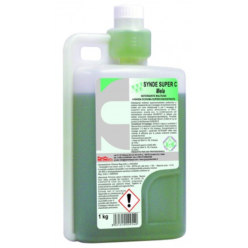 Kemika - Synde super c, detergente multiuso per pavimenti (6 x 1 chilo)