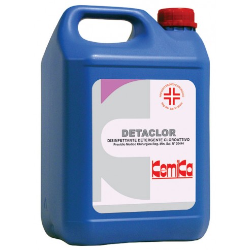 Kemika - Detaclor, disinfettante detergente cloroattivo (2 x 5 chili)