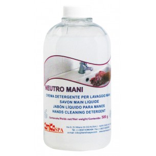 Kemika - Neutro mani, detergente lavamani (15 x 500 ml + 15 pompette)