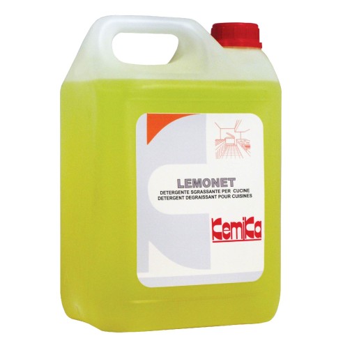 Kemika - Lemonet, detergente sgrassante a bassa schiuma (2 x 5 chili)