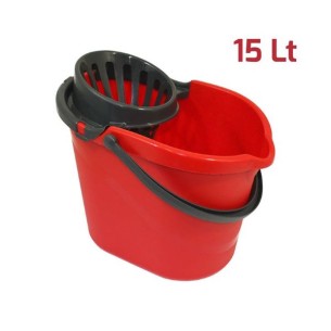 Reca Plast - Secchio Evergreen con strizzino (15 litri)