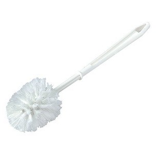 Bronzo - Scopino WC monoblocco in plastica bianco