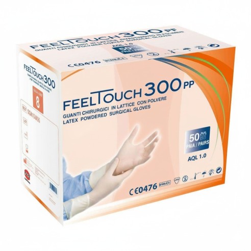 Rays - Feeltouch 300 PP, guanti chirurgici in...
