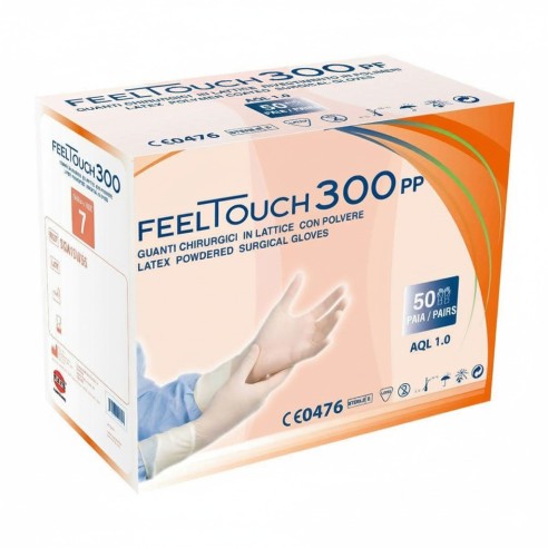 Rays - Feeltouch 300 PP, guanti chirurgici in...