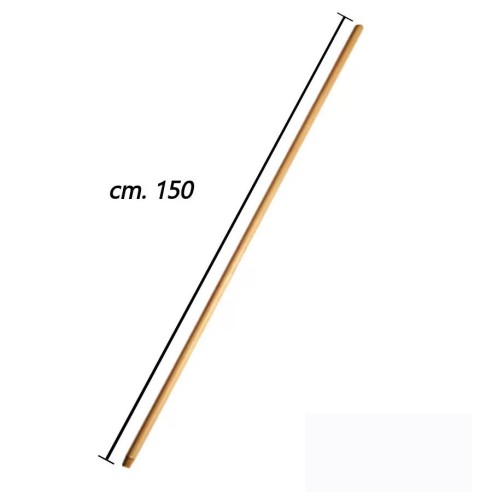 Euroscope - Manico in Legno Naturale (150 cm -...