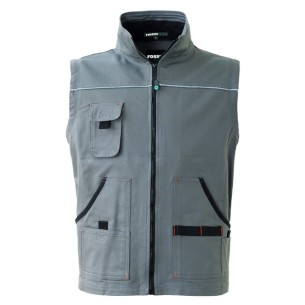 Rossini Trading - Gilet Fangio Grigio/Nero Cat. I° - EN...