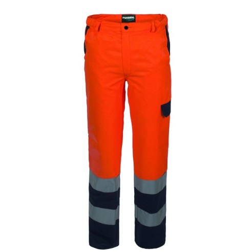 Rossini - Pantalone Bicolore Hi-Vis Arancio/Blu...