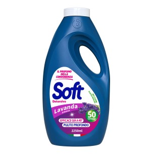 Soft - Detersivo Liquido Lavanda (5 x 2,25 lt 50 lavaggi)