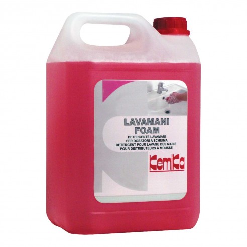 Kemika - Lavamani Foam, detergente lavamani per dosatori a schiuma (2 x 5 chili)